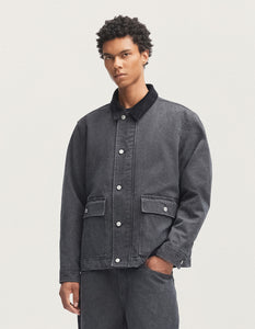 DENHAM LIAM WORKER JACKET HEAVY COTTON CANVAS - Classic Fit