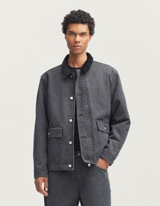 DENHAM LIAM WORKER JACKET HEAVY COTTON CANVAS - Classic Fit