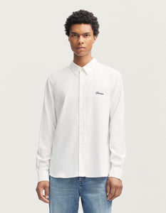 DENHAM STEFAN SHIRT PREMIUM BRUSHED COTTON - Regular Fit White