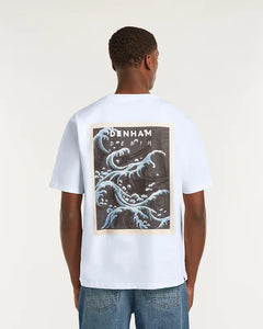 DENHAM WAVE TEE HEAVY CORE JERSEY - White