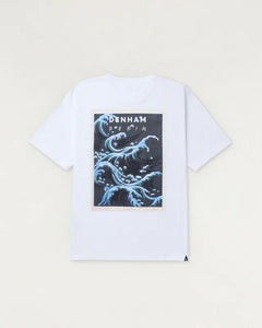 DENHAM WAVE TEE HEAVY CORE JERSEY - White