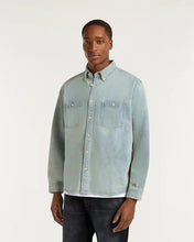 Afbeelding in Gallery-weergave laden, DENHAM BEN SHIRT VINTAGE REPAIR WORN - Mid Blue