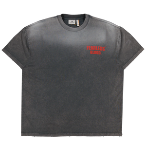 FEARLESS BLOOD LEADER CLUB TEE WASHED Dark Iron