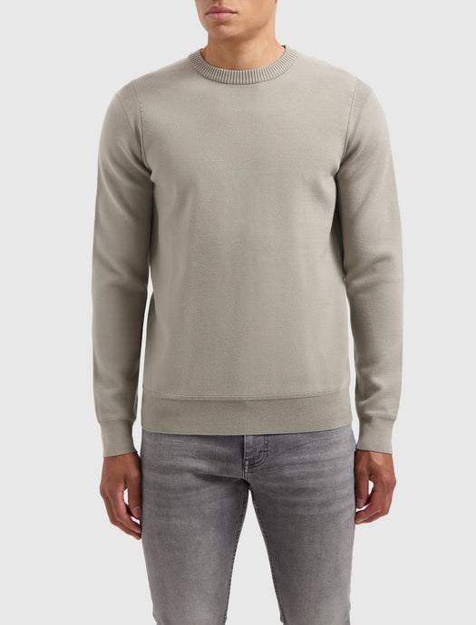 PURE PATH CREWNECK KNITWEAR Taupe