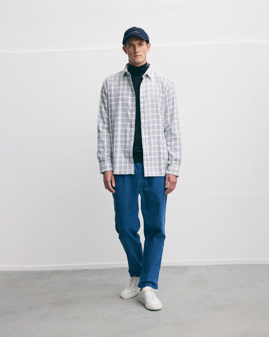 GOOD PEOPLE SAM Off-White/Blue