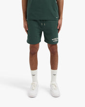 Afbeelding in Gallery-weergave laden, CROYEZ FRATERNITÉ PUFF SHORTS - DARK GREEN/OFF-WHITE