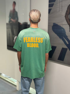 FEARLESS BLOOD LEADER CLUB TEE WASHED Fearless Green