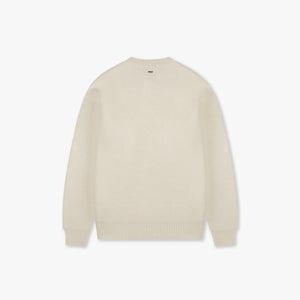 CROYEZ ETIQUETTE KNIT SWEATER - Off White