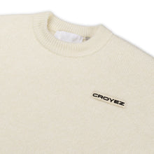 Afbeelding in Gallery-weergave laden, CROYEZ ETIQUETTE KNIT SWEATER - Off White