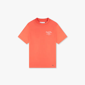 CROYEZ FRATERNITÉ T-SHIRT - CORAL/WHITE