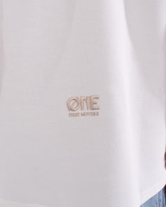 ONE SKYLINE T-SHIRT Off White Beige