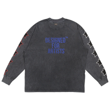 Afbeelding in Gallery-weergave laden, FEARLESS BLOOD LS TEE 1 - Deep Black