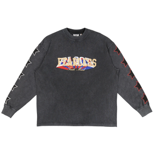 FEARLESS BLOOD LS TEE 1 - Deep Black