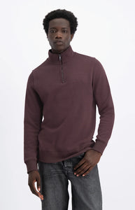 LAW OF THE SEA MIND HALF ZIP SWEAT Catawba Grape