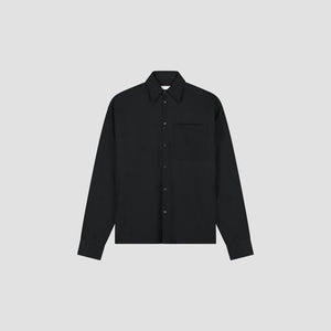 ØLÅF Embro Logo Stripe Shirt Black/Grey