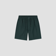 Afbeelding in Gallery-weergave laden, ØLÅF Linen Shorts Dark Green