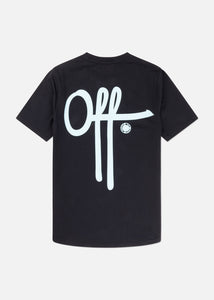 OFF THE PITCH FULLSTOP SLIM FIT TEE Black