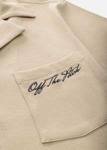 OFF THE PITCH DOUBLE SCRIPT SHIRT Sand