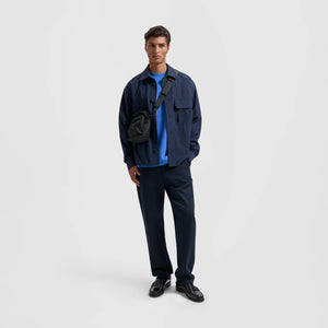 ØLÅF Bonded Pocket Overshirt Navy