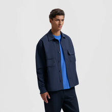 Afbeelding in Gallery-weergave laden, ØLÅF Bonded Pocket Overshirt Navy