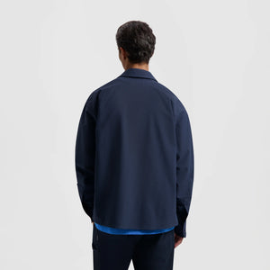 ØLÅF Bonded Pocket Overshirt Navy