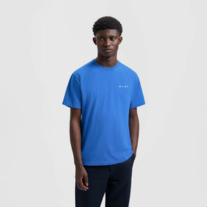 ØLÅF Ink Logo Tee Bright Blue