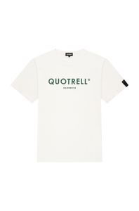 QUOTRELL BASIC GARMENTS T-SHIRT Off White Green