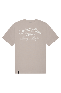 QUOTRELL ATELIER MILANO T-SHIRT Taupe Off White
