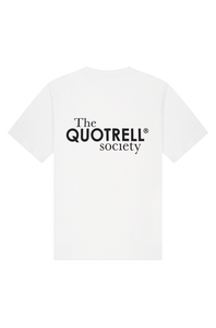 QUOTRELL SOCIETY  T-SHIRT White Black