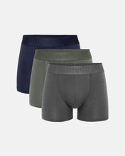 Afbeelding in Gallery-weergave laden, RESTERÖDS Boxer Bamboo 3-pack - Blue/Grey/Green