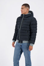 Afbeelding in Gallery-weergave laden, AIRFORCE REVERSIBLE PADDED JACKET Stone Blue / Dark Navy Blue