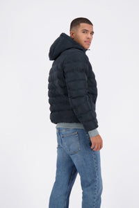 AIRFORCE REVERSIBLE PADDED JACKET Stone Blue / Dark Navy Blue