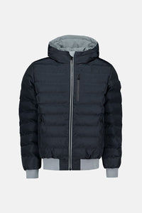 AIRFORCE REVERSIBLE PADDED JACKET Stone Blue / Dark Navy Blue