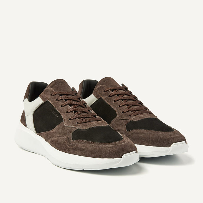 NUBIKK ROCKY ROAD WAVE | BROWN COMBI SNEAKER