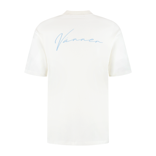 VÄNNER Handsigne Tee Off-White